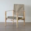 CARL HANSEN & SON （カール・ハンセン＆サン）/ KK47000 SAFARI CHAIR / アッシュ材・ホワイトオイル仕上げ / ナチュラルキャンバス