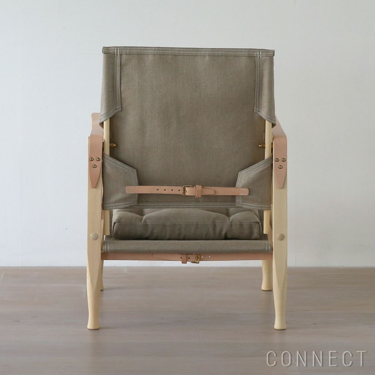 CARL HANSEN & SON （カール・ハンセン＆サン）/ KK47000 SAFARI CHAIR / アッシュ材・ホワイトオイル仕上げ / ナチュラルキャンバス