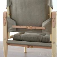 CARL HANSEN & SON （カール・ハンセン＆サン）/ KK47000 SAFARI CHAIR / アッシュ材・ホワイトオイル仕上げ / ナチュラルキャンバス