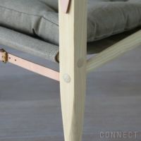 CARL HANSEN & SON （カール・ハンセン＆サン）/ KK47000 SAFARI CHAIR / アッシュ材・ホワイトオイル仕上げ / ナチュラルキャンバス