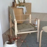 CARL HANSEN & SON （カール・ハンセン＆サン）/ KK47000 SAFARI CHAIR / アッシュ材・ホワイトオイル仕上げ / ナチュラルキャンバス