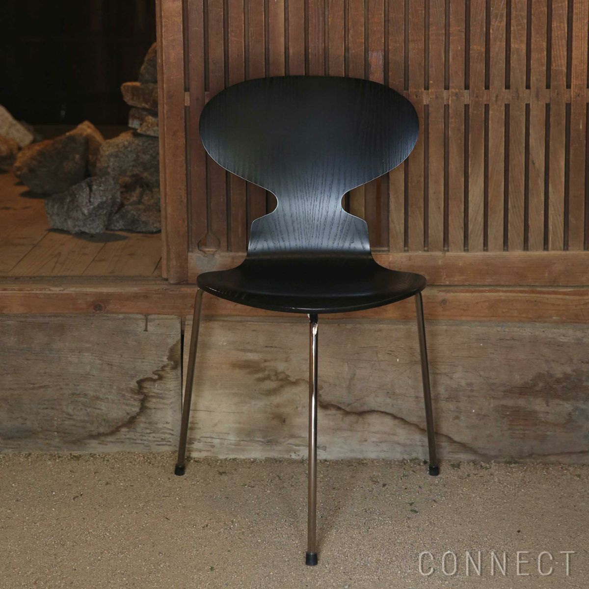 FRITZ HANSEN（フリッツ・ハンセン） / ANT（アリンコチェア） / ブラック / カラードアッシュ / 3本脚