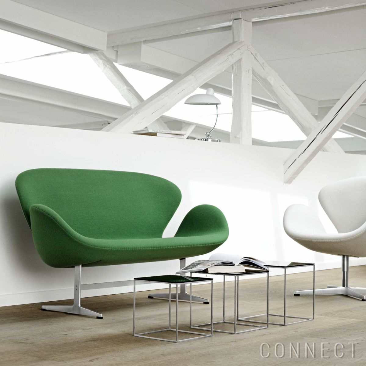 FRITZ HANSEN（フリッツ・ハンセン） / PK71 / ネストテーブル（3ピース） / ブラック / 28×28cm