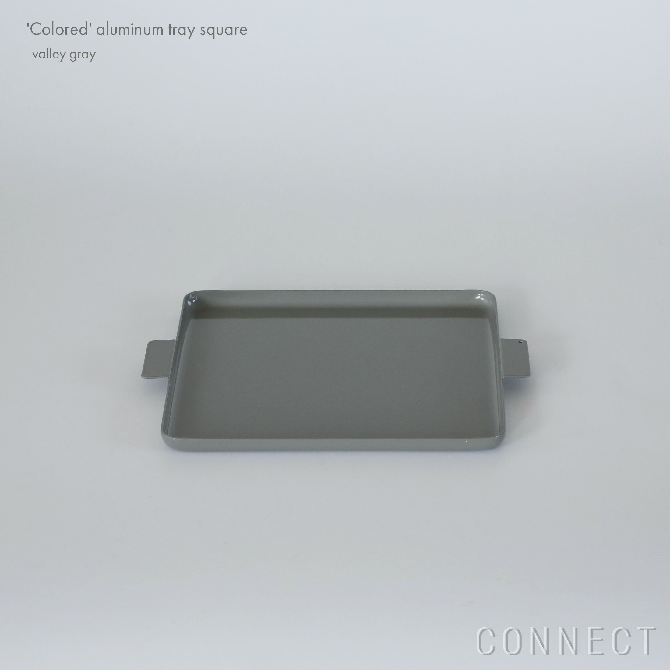 yumiko iihoshi porcelain （イイホシユミコ） / 'Colored' aluminum tray（カラード アルミニウム トレ－） / スクエア