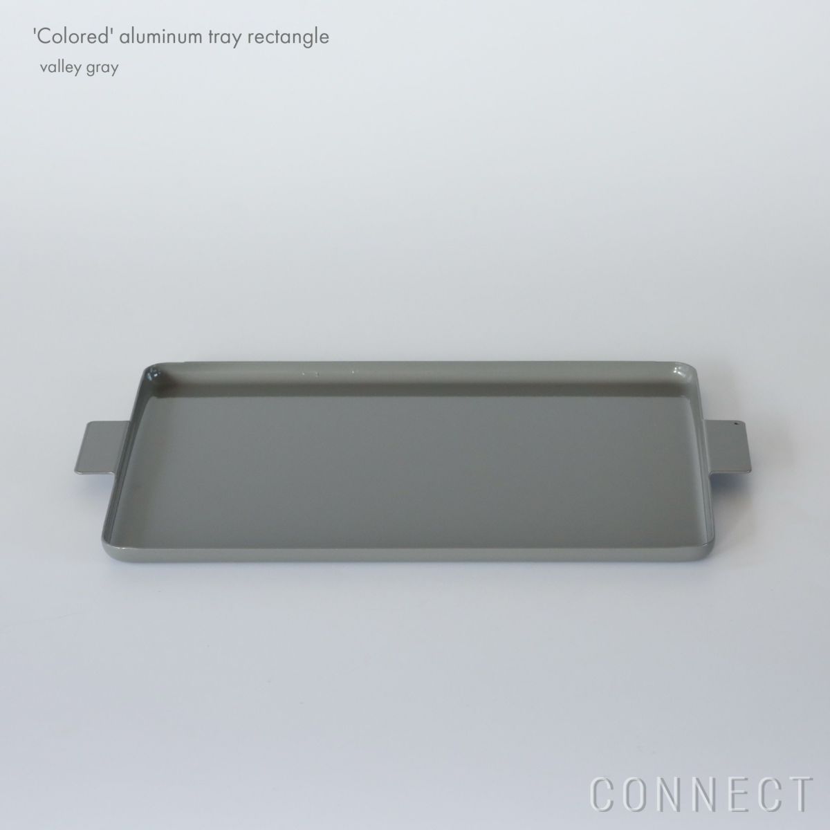 yumiko iihoshi porcelain （イイホシユミコ） / 'Colored' aluminum tray（カラード アルミニウム トレ－） / レクタングル