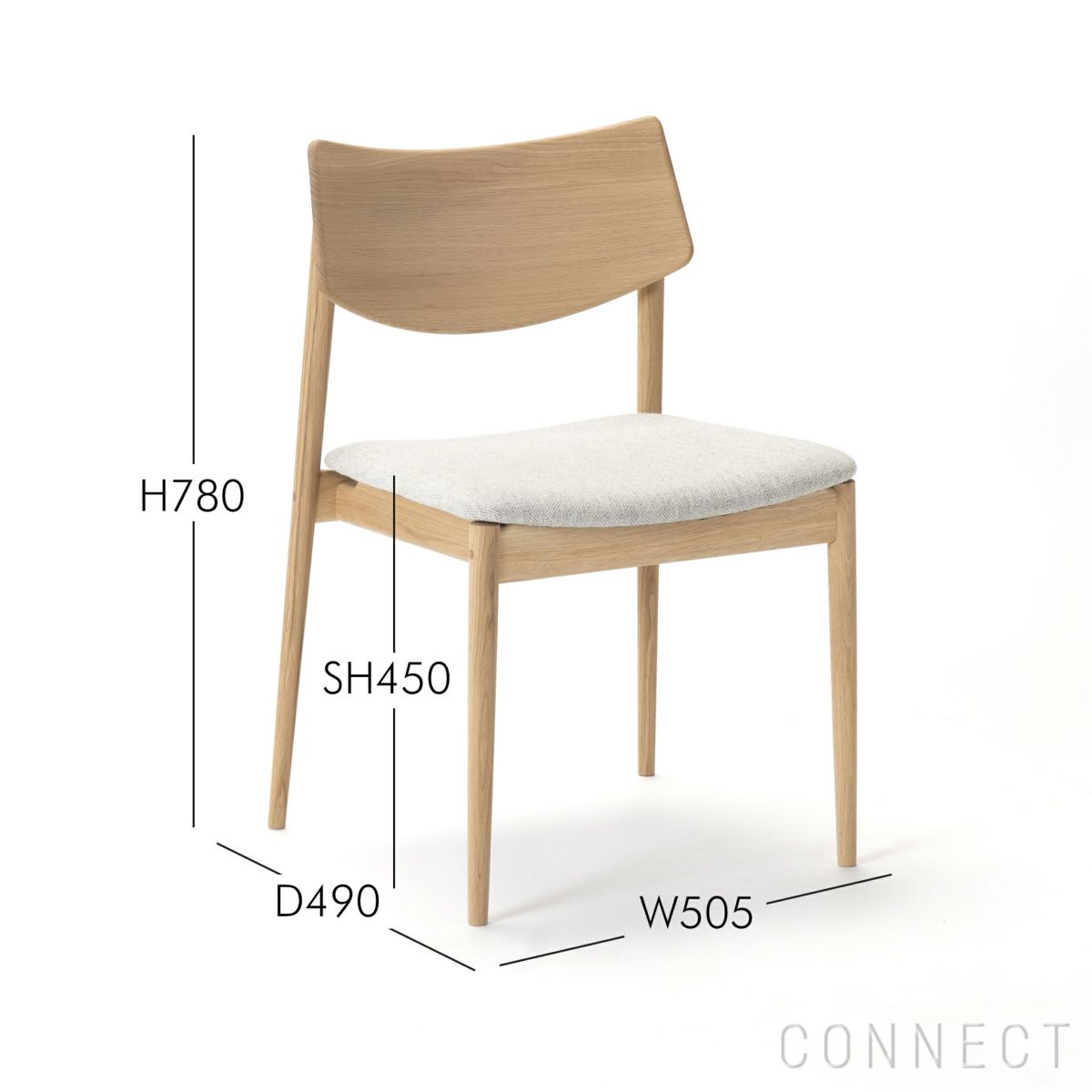 KARIMOKU CASE STUDY（カリモクケーススタディ） / JING’AN KERRY CENTRE A-DC03 / ASHIZAWAダイニングチェア（肘無） / Hallingdal65 110（B922）