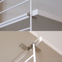 String（ストリング） / ストリング システム / チェスト＋フロアパネル / H200×W240×D30 / ホワイト / 壁面収納