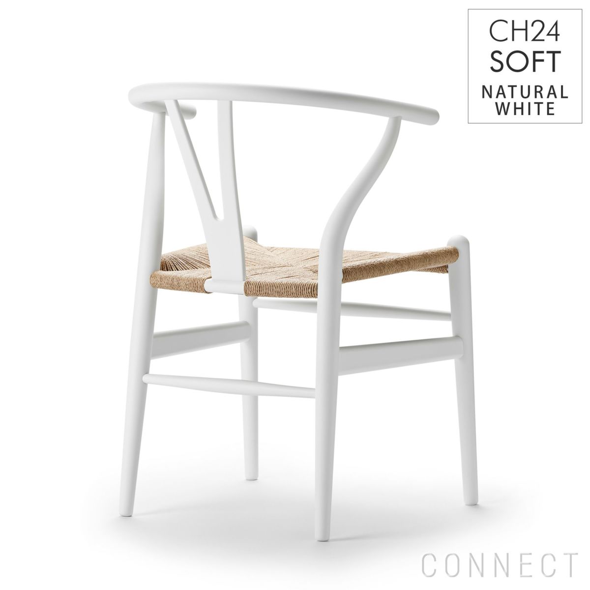 【ポイント10倍】CARL HANSEN & SON （カール・ハンセン＆サン） / CH24 SOFT / NATURAL WHITE（ナチュラルホワイト） / Yチェアソフト（ワイチェア） ビーチ材・マットカラー