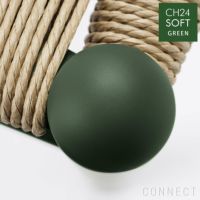 【ポイント10倍】CARL HANSEN & SON （カール・ハンセン＆サン） / CH24 SOFT / GREEN（グリーン） / Yチェアソフト（ワイチェア） ビーチ材・マットカラー