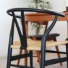 【ポイント10倍】CARL HANSEN & SON （カール・ハンセン＆サン） / CH24 SOFT / BLACK（ブラック） / Yチェアソフト（ワイチェア） ビーチ材・マットカラー / SH45cm