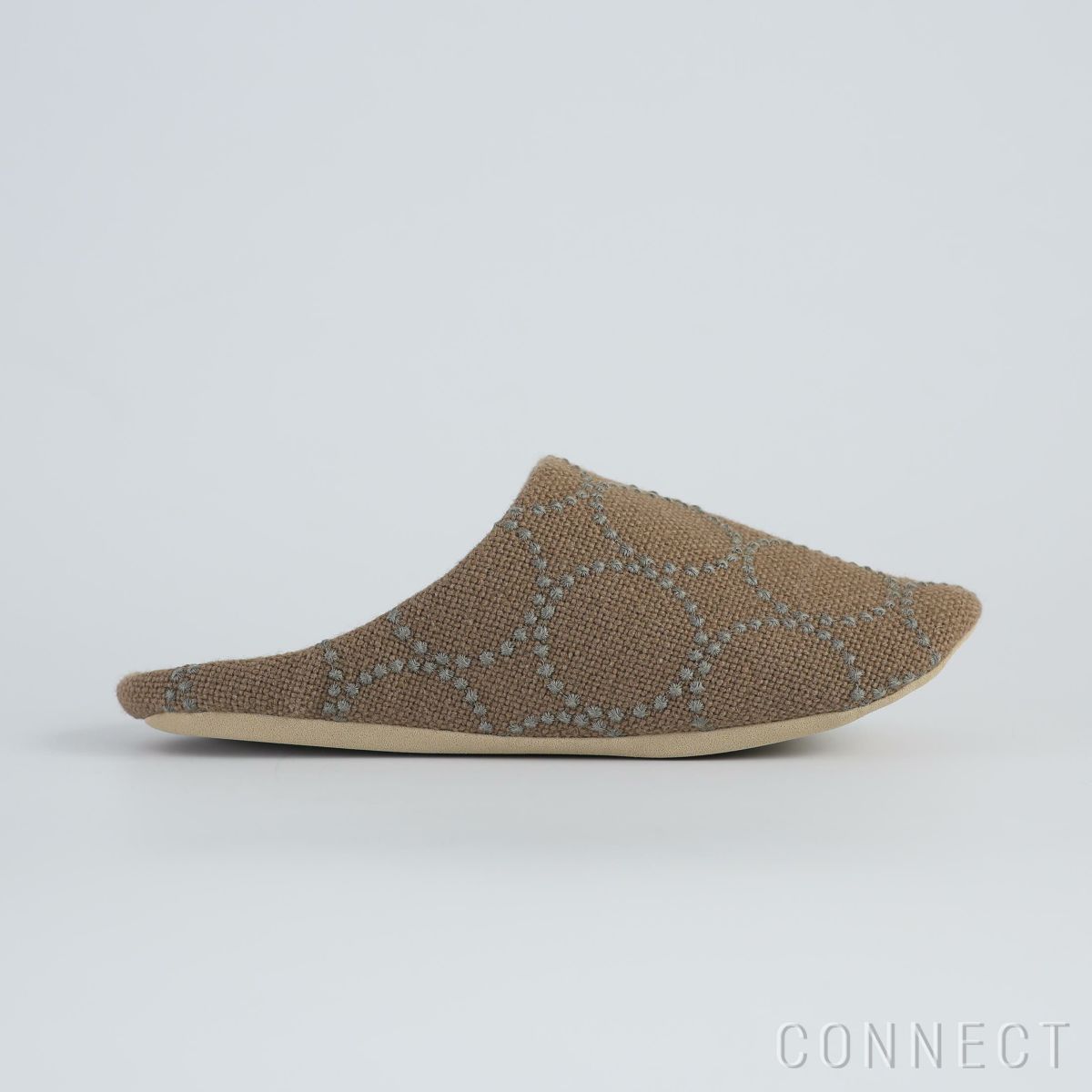 Kvadrat （クヴァドラ）/CONNECTオリジナルルームシューズ / Tambourine Hallingdal （タンバリンハリンダル）/ カーキ×ダークグレー