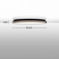 FLOS（フロス） / CLARA（クララ） / スモーキーグレー / シーリングライト【要電気工事】