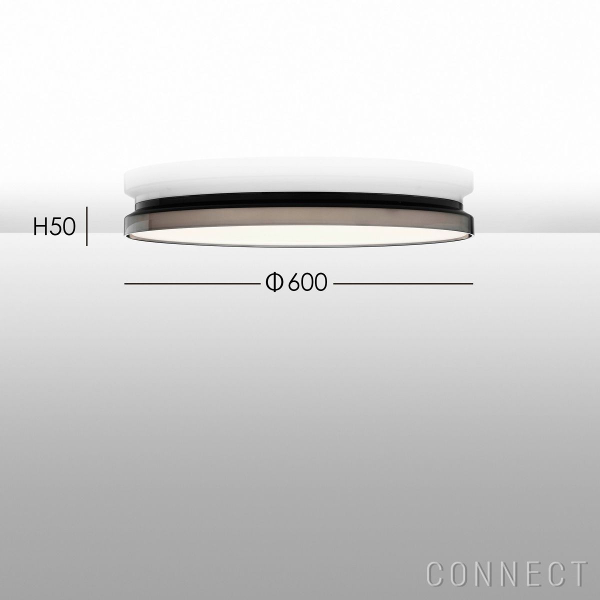 FLOS（フロス） / CLARA（クララ） / スモーキーグレー / シーリングライト【要電気工事】