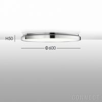 FLOS（フロス） / CLARA（クララ） / クローム / シーリングライト【要電気工事】