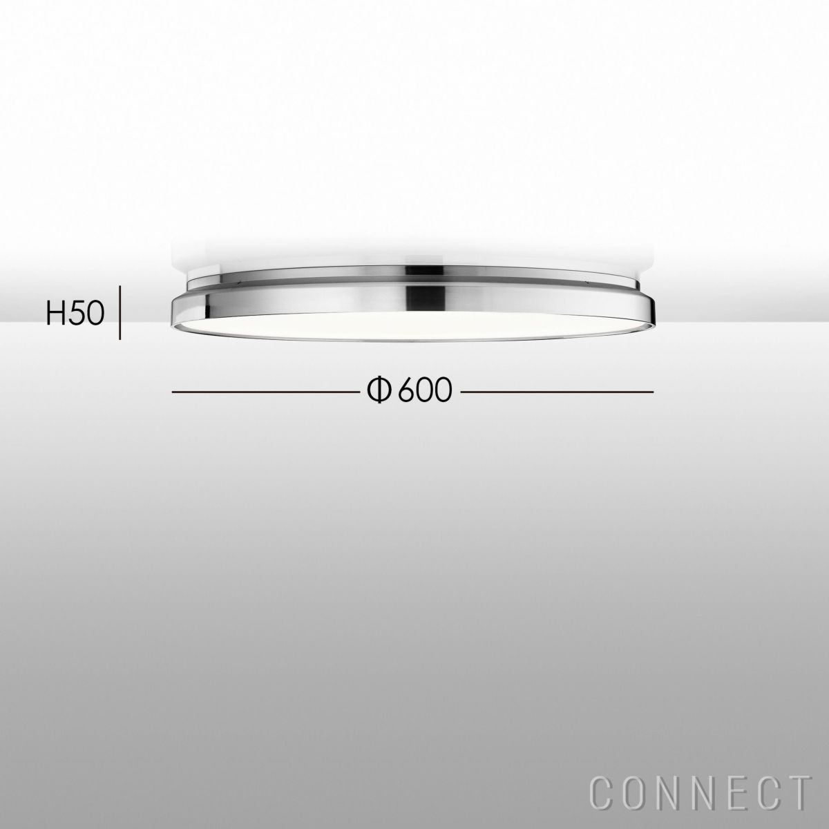 FLOS（フロス） / CLARA（クララ） / クローム / シーリングライト【要電気工事】