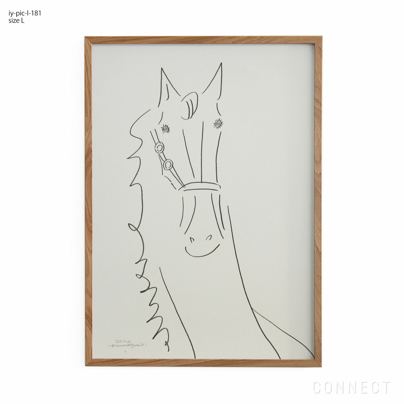 山口一郎　ichiro Yamauchi 原画　Mサイズ　直筆イラスト入り 山口一郎 ichiro Yamauchi 原画 Mサイズ 直筆イラスト入り Yahoo