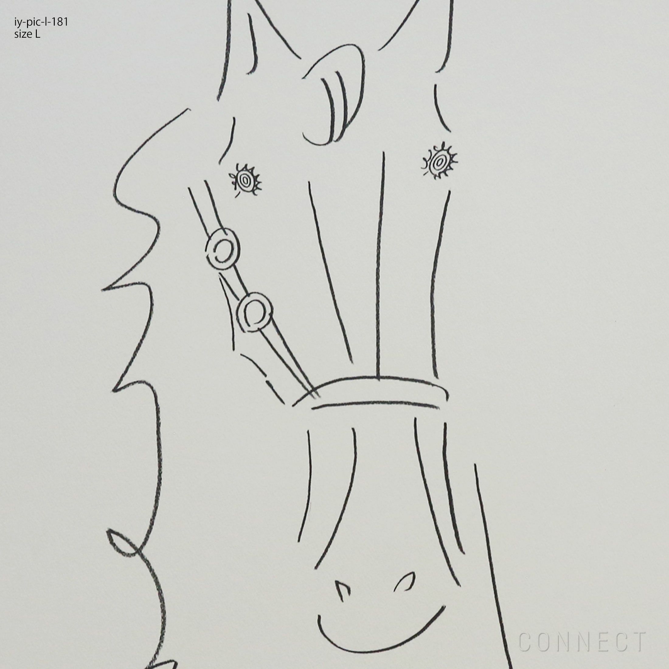 山口一郎 / Lサイズ / 馬 / iy-pic-l-181