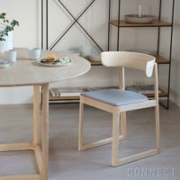 MARUNI COLLECTION（マルニコレクション） / EN（エン） / チェア（張座） / メープル材 / Remix#3329 ライトグレー123