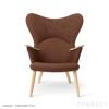 CARL HANSEN & SON（カール・ハンセン＆サン） / CH78 ラウンジチェア（復刻ママベア） / オーク材・ソープ仕上げ / PASSION（パッション） / 5色