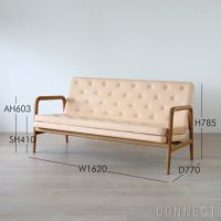 CARL HANSEN & SON（カール・ハンセン＆サン） / VLA77 FOYER SERIES（ホイエ ソファ） / オーク材・オイル仕上げ / Sif 90