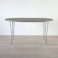 FRITZ HANSEN（フリッツ・ハンセン） / TABLE SERIES（テーブルシリーズ）B612 / スーパー楕円テーブル / グレー / クローム脚