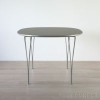 FRITZ HANSEN（フリッツ・ハンセン） / TABLE SERIES（テーブルシリーズ）B612 / スーパー楕円テーブル / グレー / クローム脚