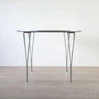 FRITZ HANSEN（フリッツ・ハンセン） / TABLE SERIES（テーブルシリーズ）B612 / スーパー楕円テーブル / グレー / クローム脚