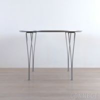 FRITZ HANSEN（フリッツ・ハンセン） / TABLE SERIES（テーブルシリーズ）B616 / スーパー楕円テーブル / グレー / クローム脚