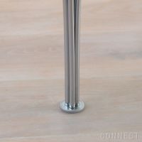 FRITZ HANSEN（フリッツ・ハンセン） / TABLE SERIES（テーブルシリーズ）B616 / スーパー楕円テーブル / グレー / クローム脚