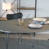 FRITZ HANSEN（フリッツ・ハンセン） / TABLE SERIES（テーブルシリーズ）B616 / スーパー楕円テーブル / グレー / クローム脚