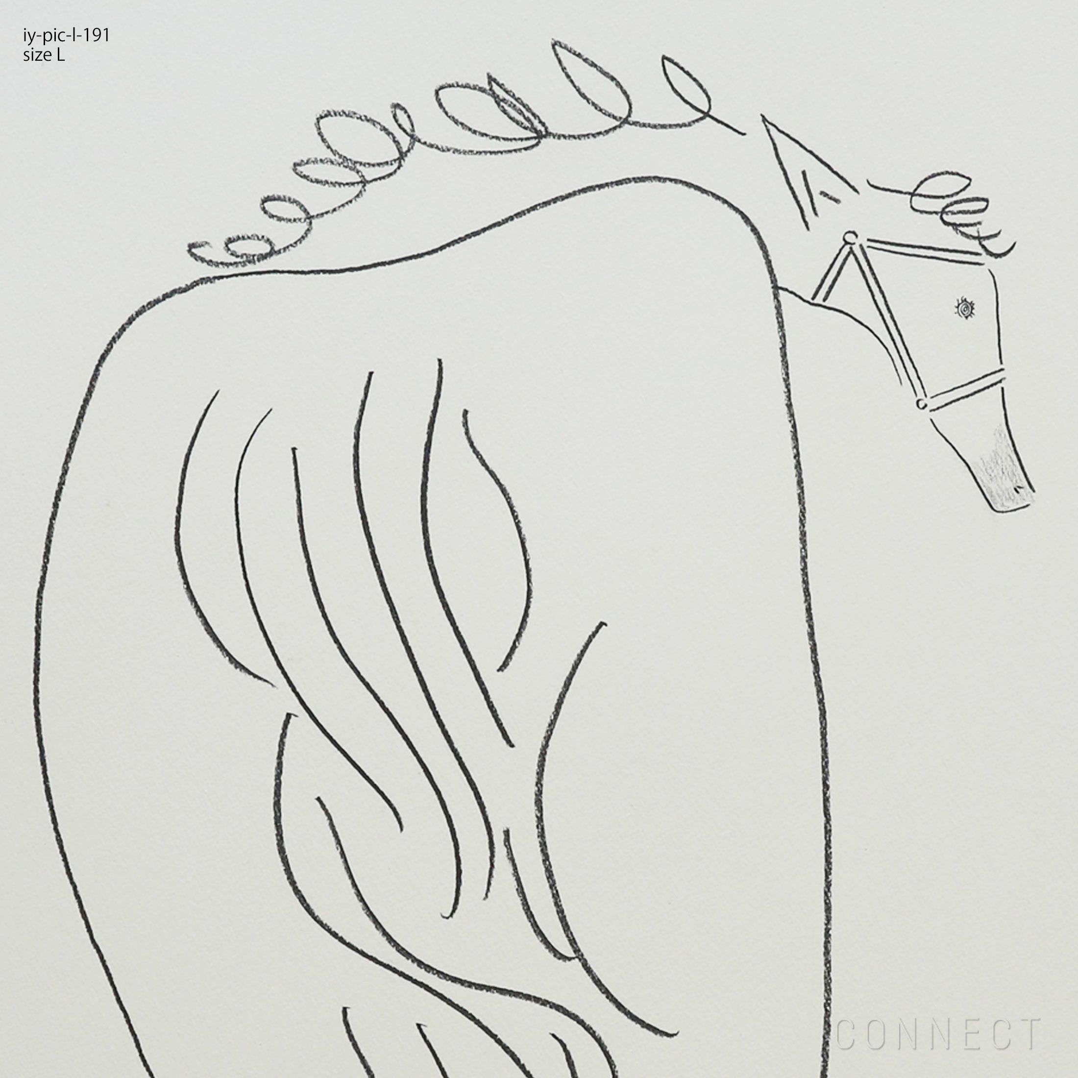 販売終了］山口一郎 / Lサイズ / 馬 / iy-pic-l-191 | CONNECT