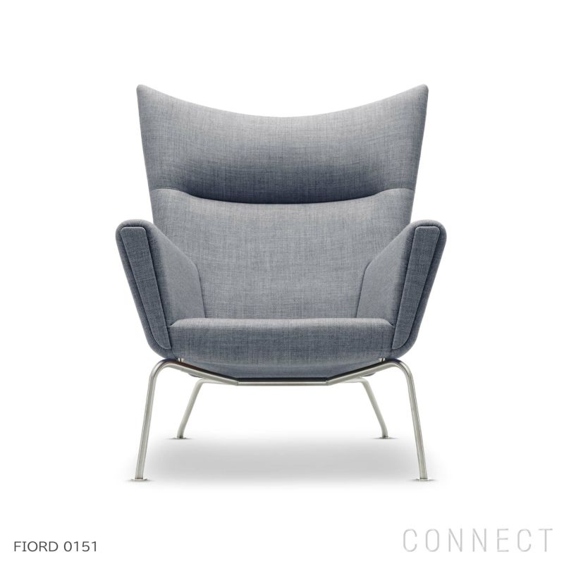 CARL HANSEN & SON（カール・ハンセン＆サン） / CH445 WING CHAIR（ウィングチェア） / ステンレススチール / Fiord（フィヨルド） 151