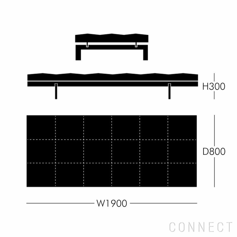 FRITZ HANSEN（フリッツ・ハンセン） / PK80（ピーケー80） / グレースレザー / ダークブラウン / デイベッド