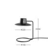Louis Poulsen（ルイスポールセン） / AJ Oxford Table Lamp（オックスフォード テーブルランプ） / メタルシェードタイプ / H280mm