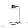 Louis Poulsen（ルイスポールセン） / AJ Oxford Table Lamp（オックスフォード テーブルランプ） / ガラスシェードタイプ / H410mm