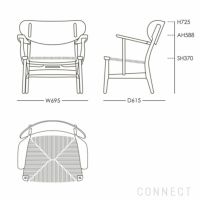 CARL HANSEN & SON（カール・ハンセン＆サン） / CH22 / ウォルナット材・オイル仕上げ / ラウンジチェア