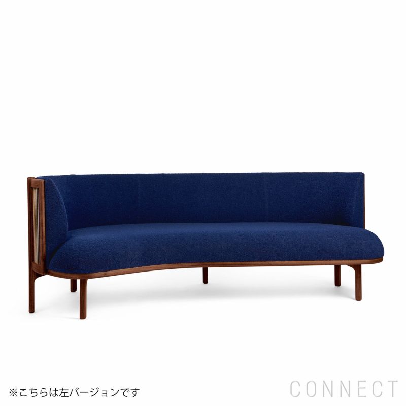 【ポイント10倍】CARL HANSEN & SON （カール・ハンセン＆サン） / RF1903 SIDEWAYS SOFA（サイドウェイ・ソファ）  / ウォルナット材・オイル仕上げ / Baru 0780 / 2人掛け