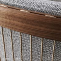 CARL HANSEN & SON （カール・ハンセン＆サン） / RF1903 SIDEWAYS SOFA（サイドウェイ・ソファ） / ウォルナット材・オイル仕上げ / Baru 0780 / 2人掛け