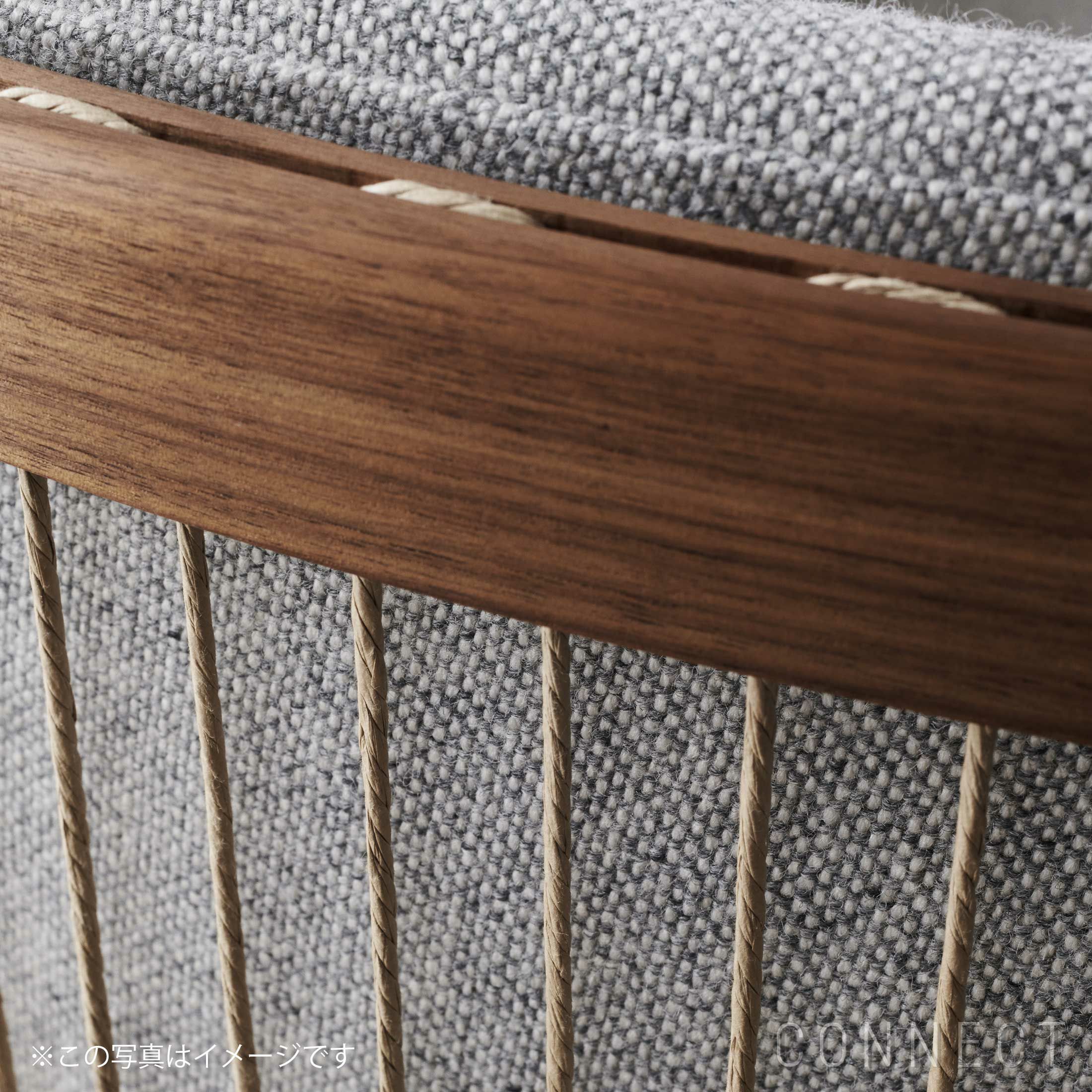 CARL HANSEN & SON （カール・ハンセン＆サン） / RF1903 SIDEWAYS SOFA（サイドウェイ・ソファ） / ウォルナット材・オイル仕上げ / Baru 0780 / 2人掛け