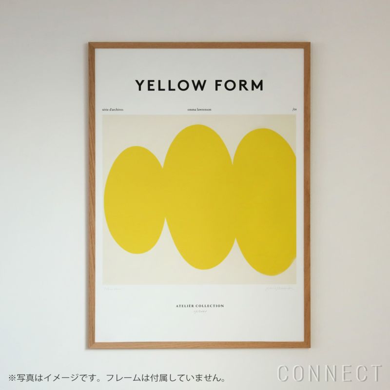 THE POSTER CLUB（ザ・ポスタークラブ） / Emma Lawrenson（エマ・ローレンソン） / Yellow Form 50×70cm / ポスターのみ（フレームなし）