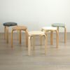 【2023年限定生産】Artek（アルテック） / STOOL 60 Kontrasti（スツール60 コントラスティ） / バーチ材 / コントラストベニヤ / スツール