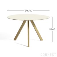 HAY（ヘイ） / CPH 20 ROUND（ラウンド） / Φ120cm / オフホワイトリノリウム / テーブル