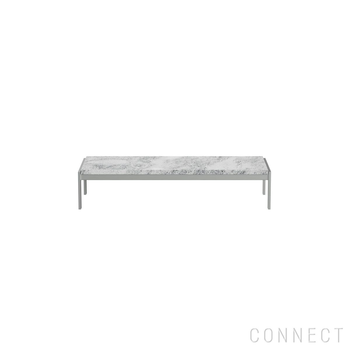 FRITZ HANSEN（フリッツ・ハンセン） / PK62（ピーケー62） / ファウスケ大理石 ロール仕上げ（グレーホワイト） / コーヒーテーブル / 80×27cm