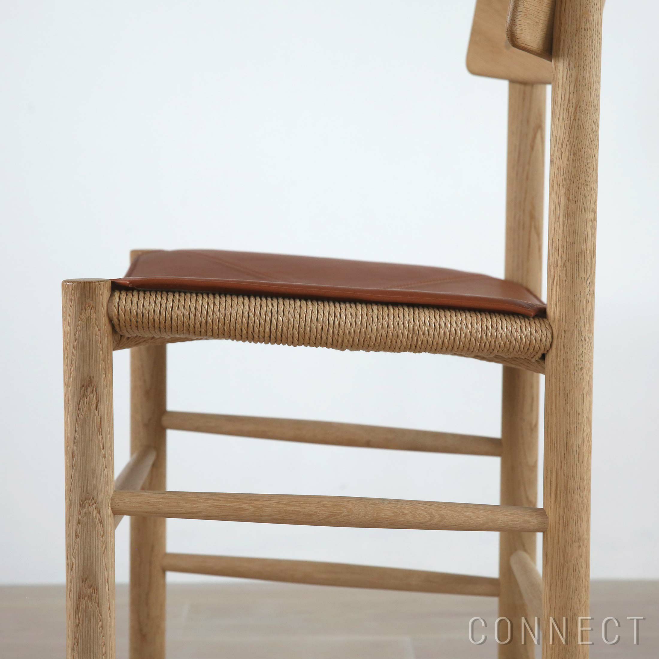 FREDERICIA（フレデリシア） / J39 モーエンセンチェア 専用シートクッション / ソーレンセンレザー（エレガンス） / ウォルナット