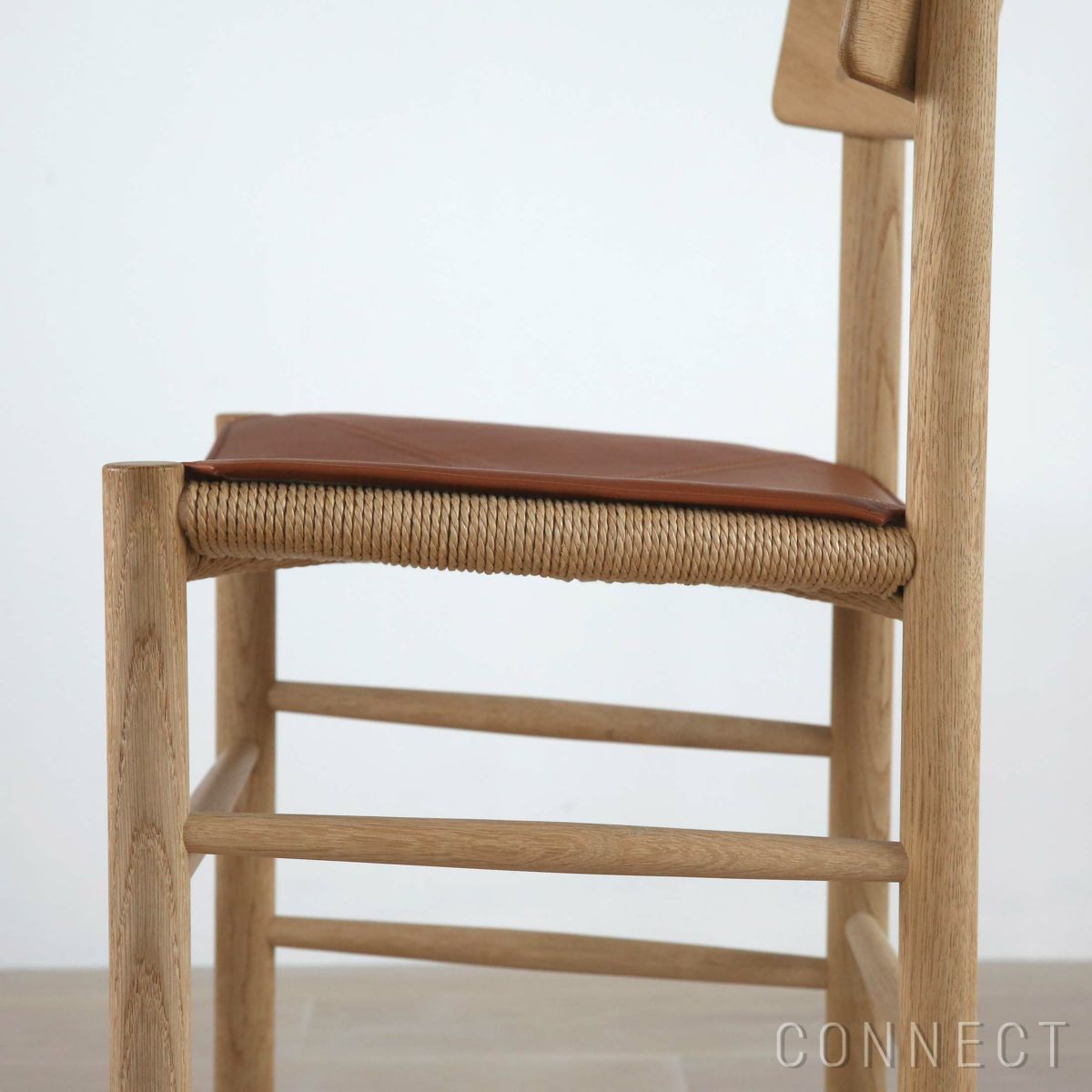 FREDERICIA（フレデリシア） / J39 モーエンセンチェア 専用シートクッション / ソーレンセンレザー（エレガンス） / ウォルナット