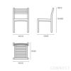 CARL HANSEN & SON （カール・ハンセン＆サン） / AH501 Outdoor Dining Chair（AHアウトドアシリーズ） / チーク材・無塗装 / ダイニングチェア