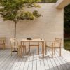 CARL HANSEN & SON （カール・ハンセン＆サン） / AH502 Outdoor Dining Chair with Armrest（AHアウトドアシリーズ） / チーク材・無塗装 / ダイニングチェア