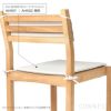 CARL HANSEN & SON （カール・ハンセン＆サン） / CU AH501S（AH501・AH502ダイニングチェア専用シートクッション） / Agora Liso life oat 1760 / 屋外・アウトドア用