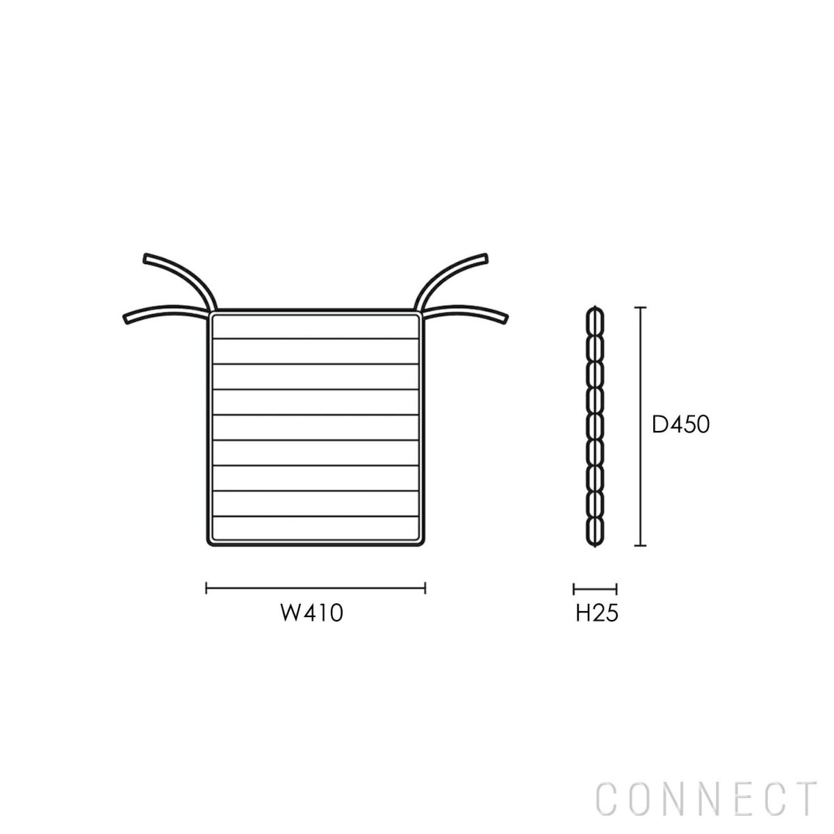 CARL HANSEN & SON （カール・ハンセン＆サン） / CU AH501S（AH501・AH502ダイニングチェア専用シートクッション） / Agora Liso life oat 1760 / 屋外・アウトドア用