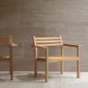 CARL HANSEN & SON （カール・ハンセン＆サン） / AH601 Outdoor Lounge Chair（AHアウトドアシリーズ） / チーク材・無塗装 / ラウンジチェア